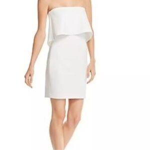 NWT White Strapeless Dress